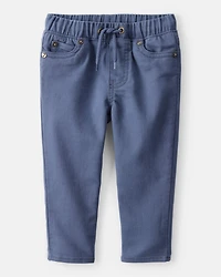 Baby Boy  Pull-On Slim Fit Pants - Navy