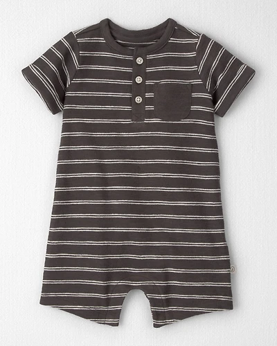 Baby Romper Made with Organic Cotton in Stripes