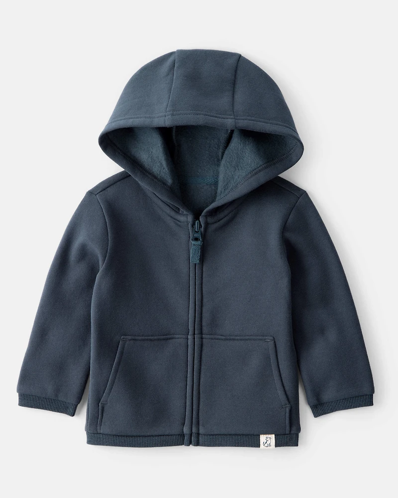 Baby Boy 2-Piece DayDream Fleece Varsity Sweatshirt Set - Navy