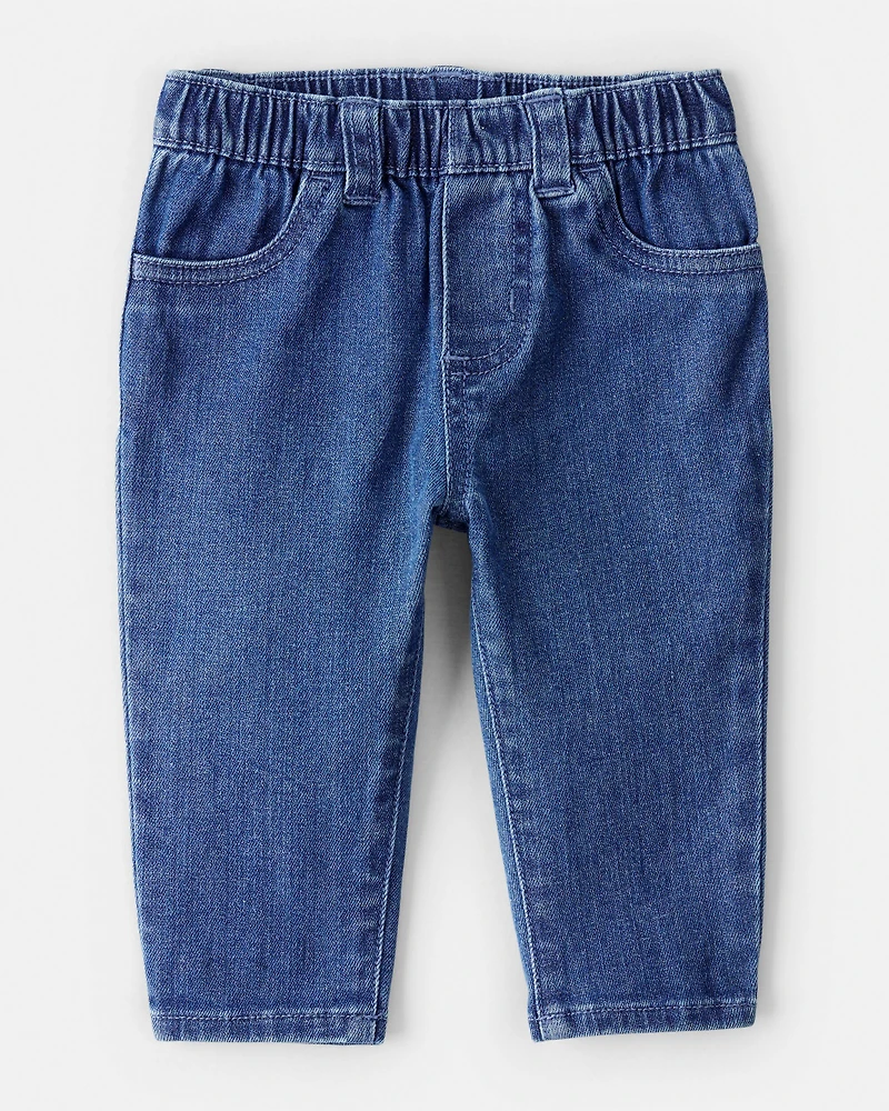 Baby Girl 3-Piece Floral Motif Velour Vest Outfitt Set