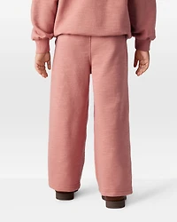 Toddler Girl 100% Cotton Wide-Leg Pants - Pink