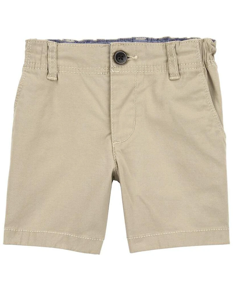 Toddler Boy -Pack Stretch Chino Uniform Shorts