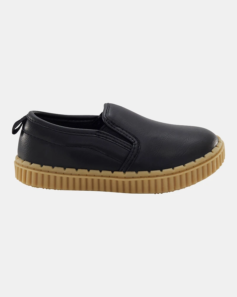 Toddler Casual Slip-On Shoe - Black
