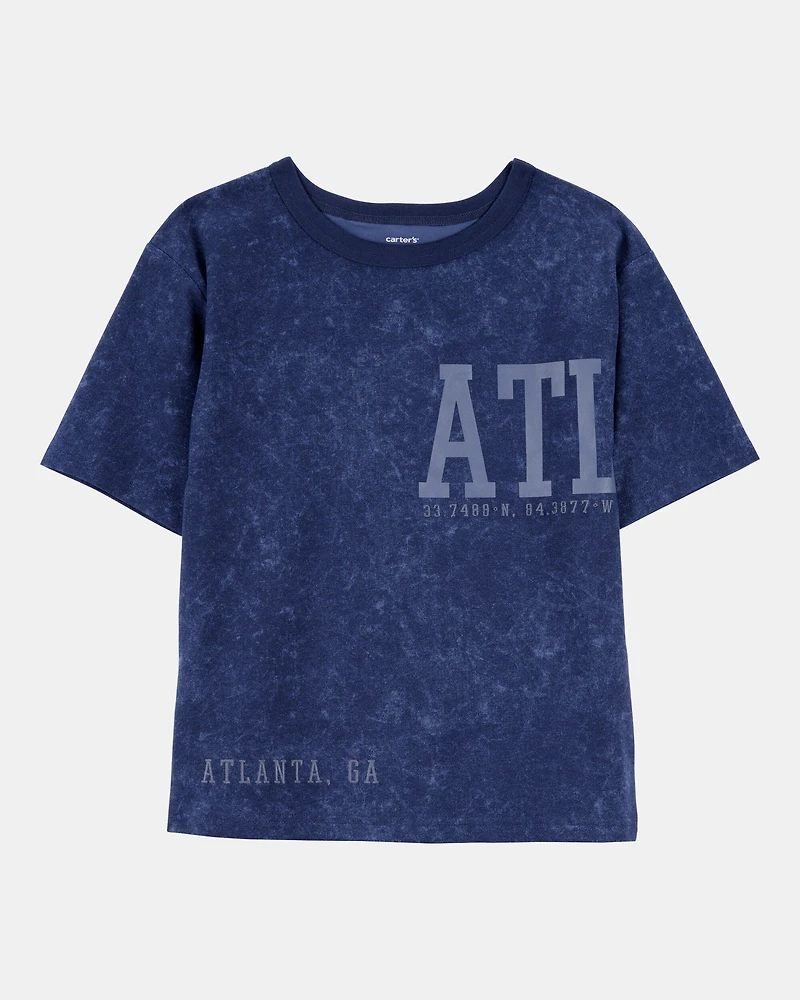 Boys ATL Graphic Tee - Blue