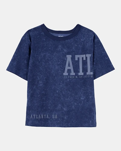Boys ATL Graphic Tee - Blue