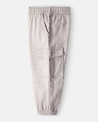 Toddler Boy Cotton Fashion Cargo Pants - Grey