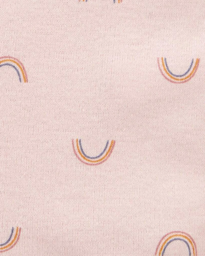 Baby Girl Preemie Rainbow Cotton Tank - Pink