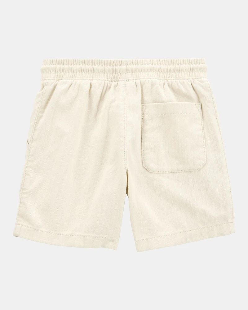 Boys Pull-On Twill Shorts