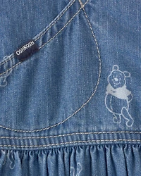 Baby Girl Disney© Winnie the Pooh Denim Wrap Skirtall - Medium Wash