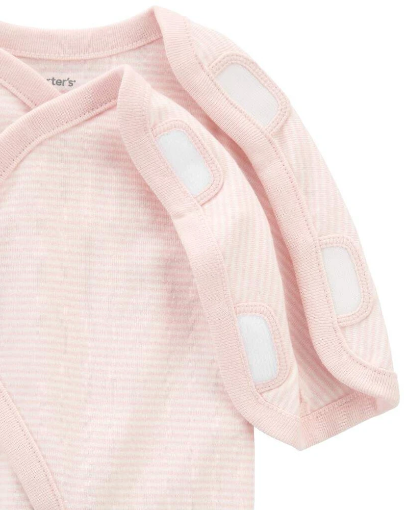 Baby Preemie Striped Cotton Sleep & Play Pajamas