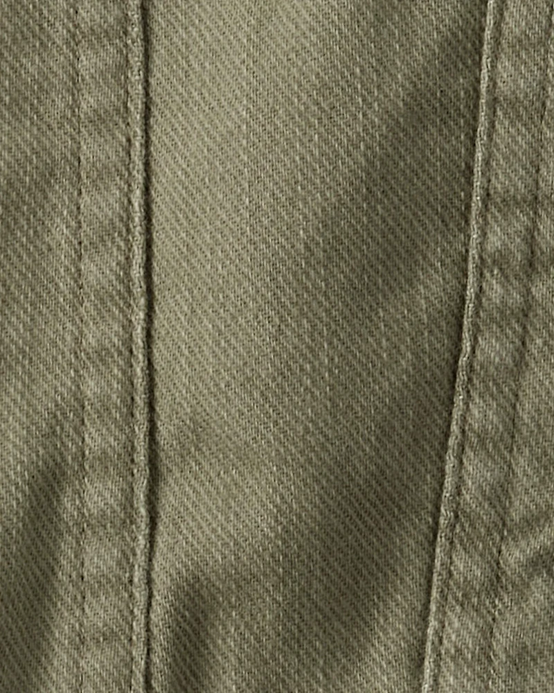 Toddler Boy Long-Sleeve Denim Jacket - Green