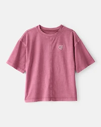 Boys Wild Cotton Short-Sleeve Tee - Red