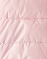 Kid Packable Hooded Puffer Jacket - Pink