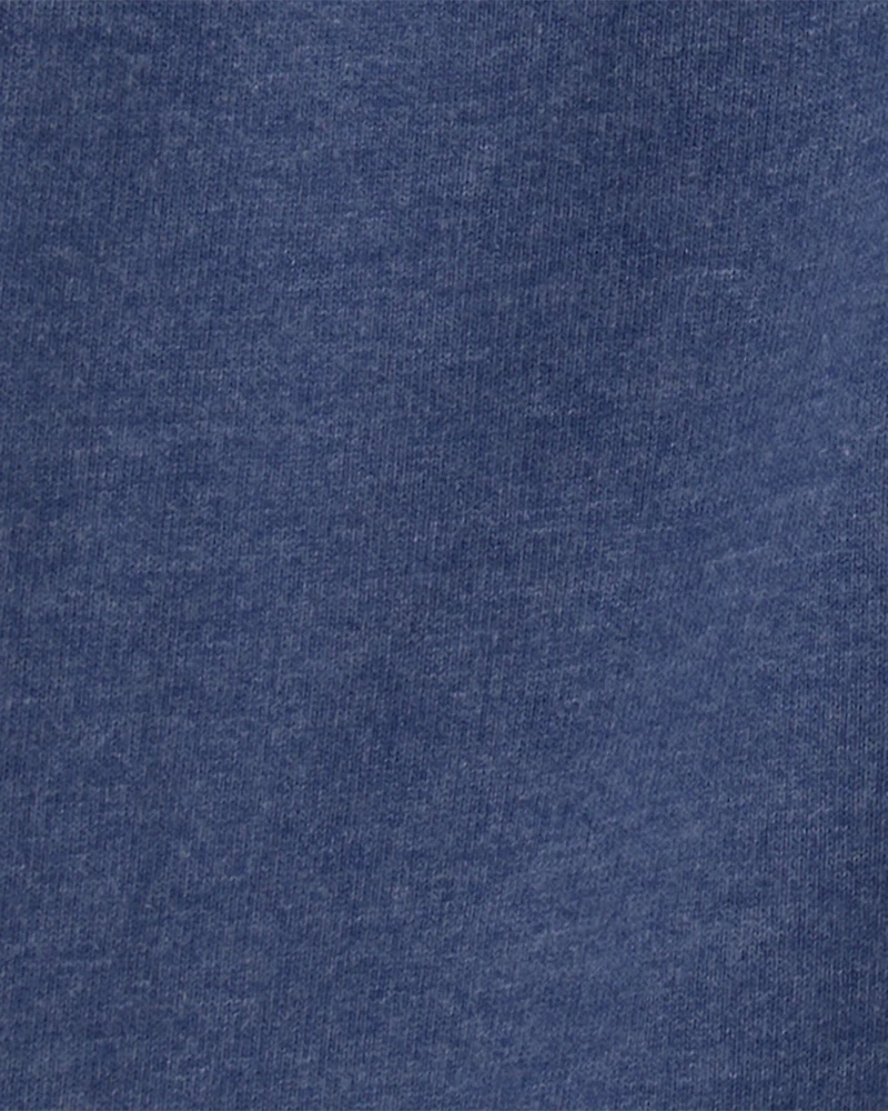 Baby Boy Varsity French Terry Sweatshirt & Pant Set - Grey/Navy