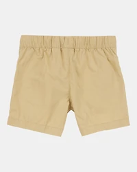 Baby 2-Pack Pull-On Poplin Shorts