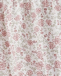 Toddler Girl Organic Cotton Dress in Prairie Blossom Print