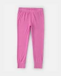 Toddler Girl PurelySoft Short-Sleeve Snug Fit 2-Piece Pajama Set - Pink