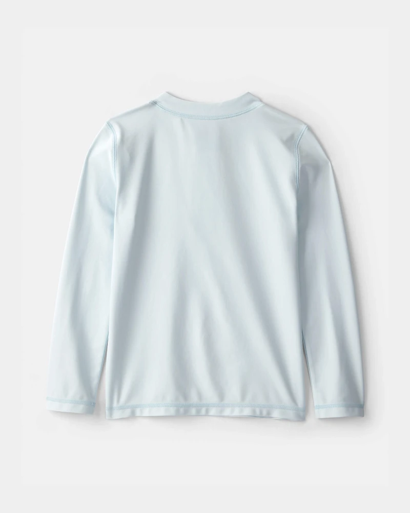 Boys Long-Sleeve Rashguard - Blue