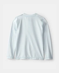 Boys Long-Sleeve Rashguard - Blue