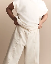 Toddler Girl Dolman-Sleeve Miriam Tee - Cream