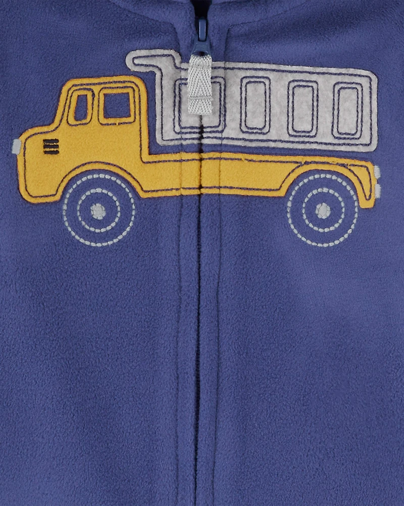 Baby Navy 3-Piece Fleece Jacket Set