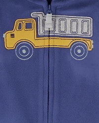 Baby Navy 3-Piece Fleece Jacket Set