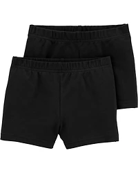 Baby Girl 2-Pack Tumbling Shorts