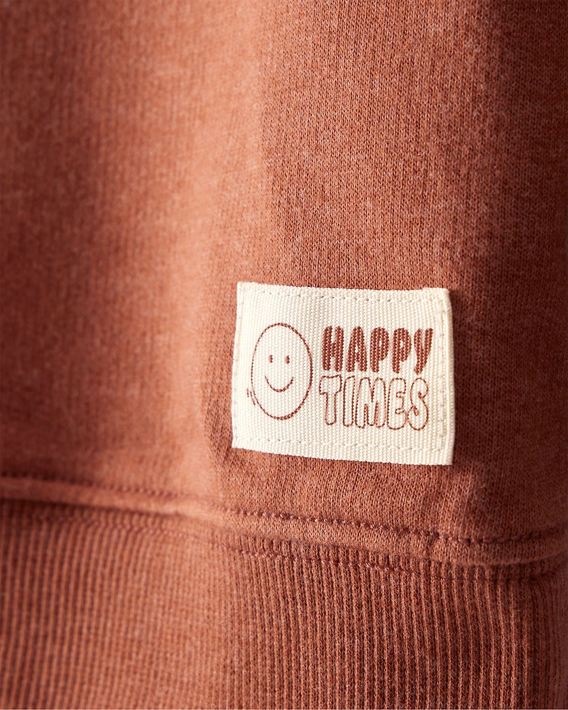 Baby Boy 2-Piece Hooded Tee & Pant Set - Rust