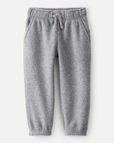 Toddler Boy Fleece Joggers - Grey
