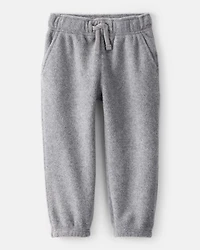 Toddler Boy Fleece Joggers - Grey