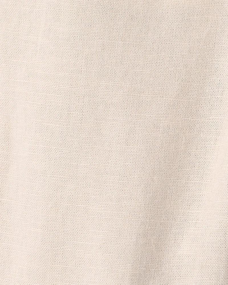 Baby Boy Linen Pants Made with Organic Cotton