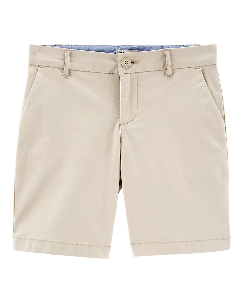 Girls Stretch Chino Shorts