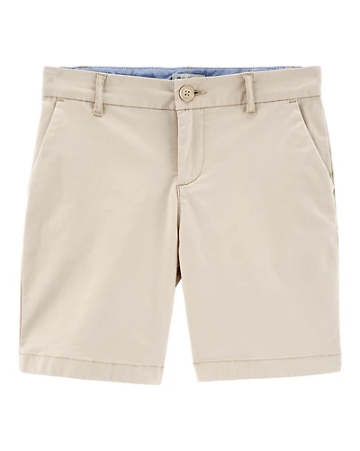 Girls Stretch Chino Shorts