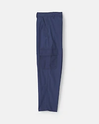 Boys Baggy Cargo Pants - Navy Blue