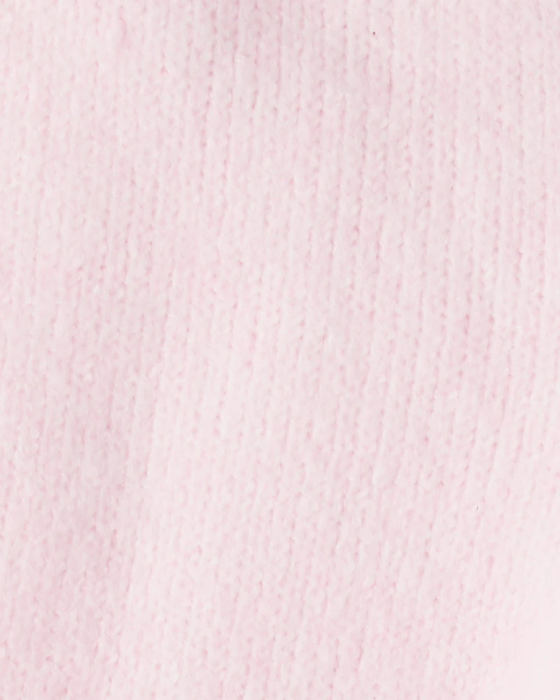 Toddler Girl Wide-Leg Sweater Knit Pants - Pink