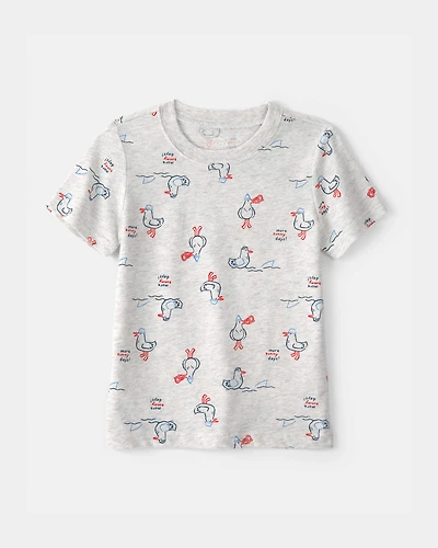 Toddler Pelican T-Shirt - Grey
