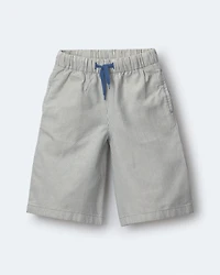 Toddler Girl Wide-Leg Pants in Stripes - Slate Blue