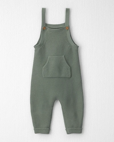 Baby Organic Cotton Sweater Knit Overalls