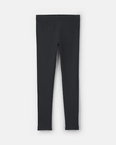 Girls Pull-On Stretch Rib Leggings