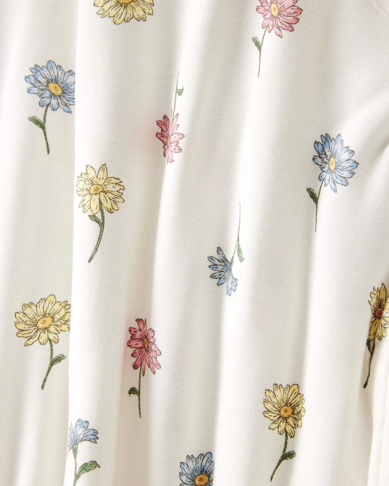 Baby Girl Floral PurelySoft Blanket - Ivory