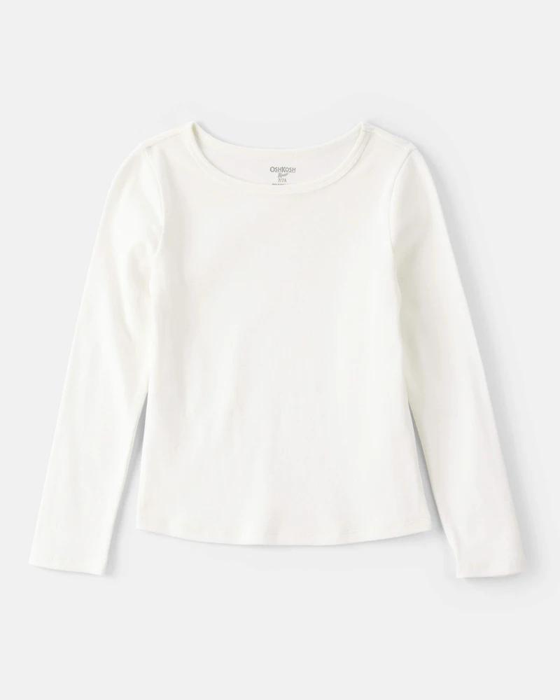 Girls 2-Piece Denim Long-Sleeve Dress Set