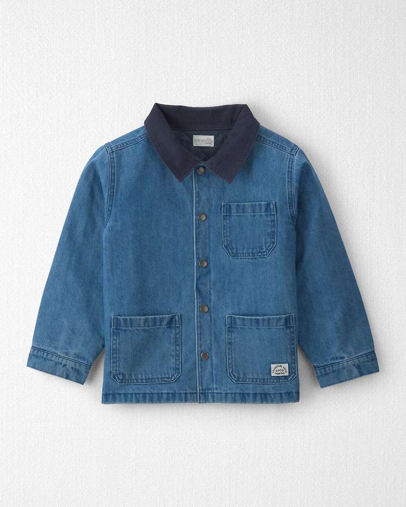 Kids Organic Cotton Denim Barn Jacket