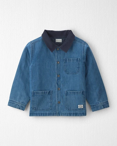 Kids Organic Cotton Denim Barn Jacket