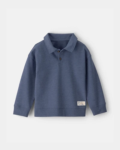 Toddler Boy Easter French Terry Pullover Sweatshirt - Blue