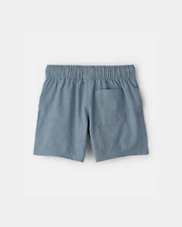 Toddler Boy Woven Pocket Shorts - Blue