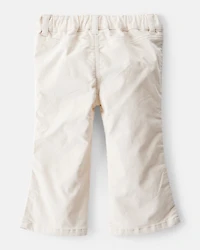 Baby Girl Flare Pants - Ivory