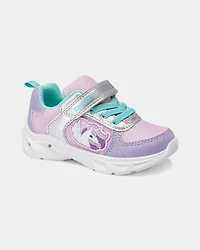 Toddler Girl Light-Up Unicorn Athletic Sneakers