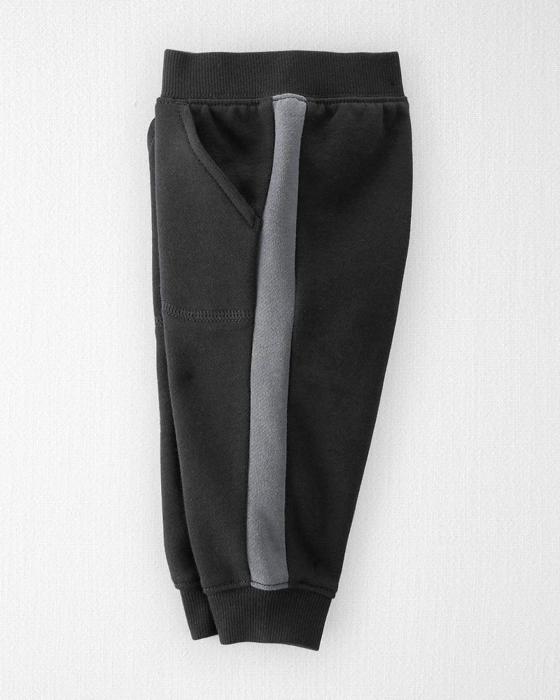 Baby 2-Piece Fleece Set Made with Organic Cotton in Spooky Night Print