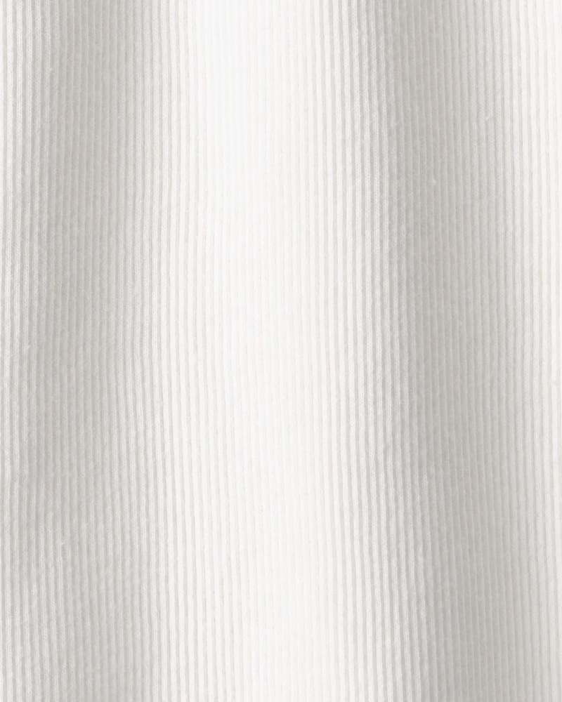 Girls Eyelet Top - White