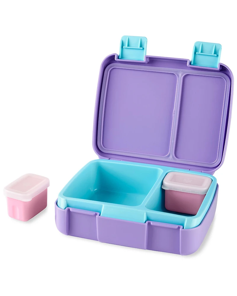 Little Kid 2-Piece Narwhal Backpack & Bento Lunch Box Set